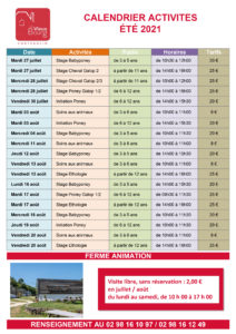 Planning été 2021_Centre équestre